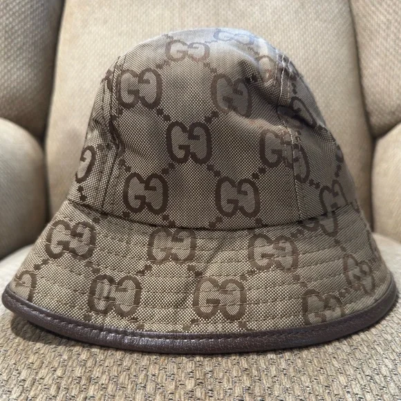 DHgate GG Monogram Bucket Hat - Picture 1 of 2